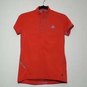 Adidas Cocona Super Trekking  tshirt orange sz S